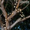 LED соларно въже COTTON BLOOM 0.06W 2800K 3.6м IP44 батерия AA Ni-MH 1.2V 300mAh Lightex