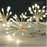 LED соларно въже TWIG 0.2W 3500K 4м IP44 батерия AAA Ni-mh 1.2V 600mAh Lightex