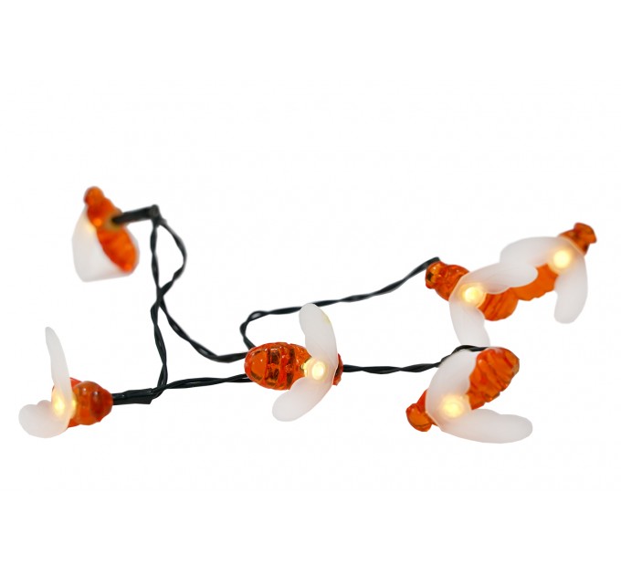 LED соларно въже HONEYBEE 0.06W 2800K 7м IP44 батерия AA Ni-mh 1.2V 600mAh Lightex