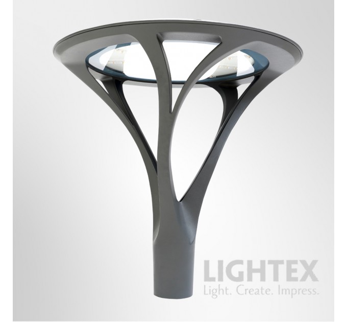 LED Градински осветител MINI FOREST 40W 4000K 5200lm IP66 за Ø76 драйвър и чип Philips 3030 Lightex