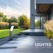 LED градински стълб PARO 12W 4000K 1152lm 220V IP54 тъмно сив 120x80x500mm Lightex