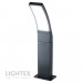 LED градински стълб PARO 12W 4000K 1152lm 220V IP54 тъмно сив 120x80x500mm Lightex