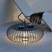 LED градинска маса NEST 220V 12W 3000K/4000K/6000K 919lm Ø920x340mm IP65 черна Lightex
