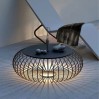 LED градинска маса NEST 220V 12W 3000K/4000K/6000K 919lm Ø920x340mm IP65 черна Lightex