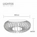 LED градинска маса NEST 220V 12W 3000K/4000K/6000K 919lm Ø920x340mm IP65 черна Lightex