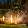 LED градинско тяло ELVIS 220V 18W 3000K/4000K/6000K 1170lm Ø80x120x800mm IP65 черно Lightex