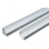 Алуминиев профил за LED лента за открит ъглов 18mm-2 m с матиран разсейвател Lightex