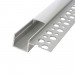 Алуминиев профил за LED лента 12mm за вграждане  35.3mm *12.8mm - 3 m с матиран разсейвател, капачки и държачи Lightex