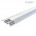 Алуминиев профил за LED лента 8/10mm съединителен 52mm *7.8mm - 2 m с матиран разсейвател, капачки и държачи Lightex
