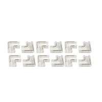 Ъглов конектор за еднократна употреба 2PIN за LED лента COB 5A 10mm IP20 10бр/пакет Lightex