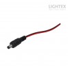 Захранващ конектор с букса (мъжка)  за едноцветна LED лента 10бр/пакет Lightex
