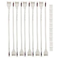 Конектор с кабел 15см 5PIN за водоустойчива LED лента RGBW 6А 12mm 10бр/пакет Lightex Конектор с кабел 15см 5PIN за водоустойчива LED лента RGBW 6А 12mm 10бр/пакет Lightex