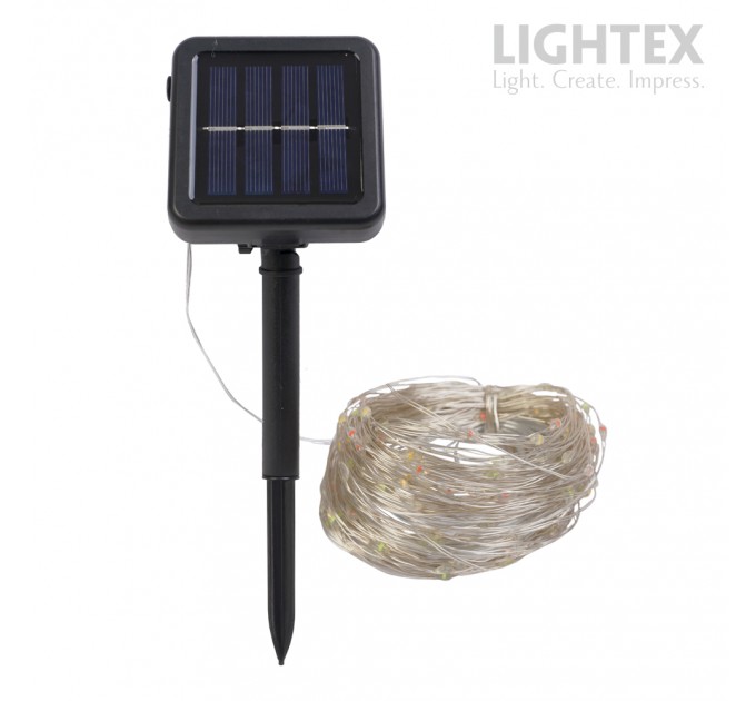 Соларна LED лента FESTA влагозащитена 10бр/м 1.2V DC 4W 100lm 3000K IP65  Lightex /опаковка 20м/