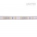 LED лента влагозащитена 2835 60бр/м 12V DC 4.8W/m 102lm/W WW 3000K IP44 силиконово покритие10мм Lightex /опаковка 5м/