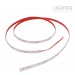 LED лента влагозащитена 2835 60бр/м 12V DC 4.8W/m 104lm/W NW 4000K IP44 силиконово покритие 10мм Lightex /опаковка 5м/