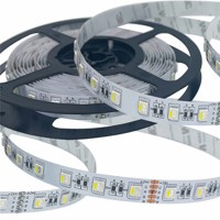 LED лента 5050 60бр/м 24V DC 12W/m 23lm/W RGBW IP20 12мм Lightex /опаковка 5м/