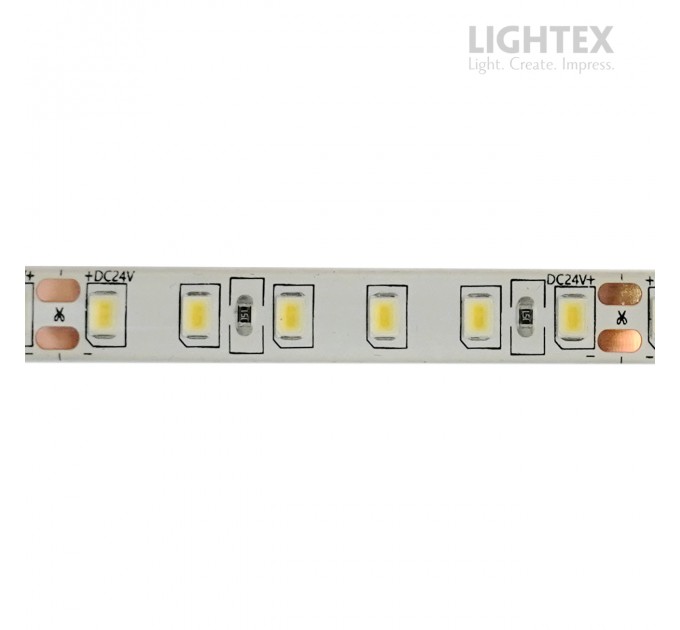 LED лента 2835 120бр/м 24V 9.6W 108lm/W NW 4000K IP44 8мм Lightex /опаковка 5м/