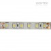 LED лента 2835 120бр/м 24V 9.6W 112lm/W CW 6000K IP44 силиконово покритие 8мм Lightex /опаковка 5м/