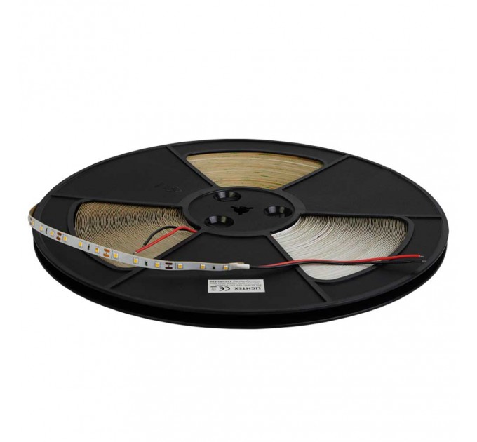 LED лента 2835 60бр/м 12V DC 4.8W/m 104lm/W NW 4000К IP20 50м в кутия Lightex