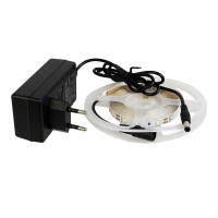 Комплект LED лента 2835 60бр/м 4.8W/m 102lm/W NW 4000K IP20 220V 3м с адаптор Lightex