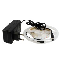 Комплект LED лента 2835 60бр/м 4.8W/m 106lm/W CW 6000K IP20 220V 3м с адаптор Lightex