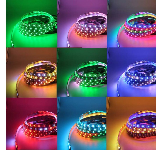 LED лента 5050 120бр/м  12VDC 28.8W/метър IP20 RGB 1680lm/m DP Lightex /опаковка- 5м./
