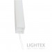 Гъвкав силиконов профил 15х15mm за LED лента с ширина max.8mm бял IP65 Lightex