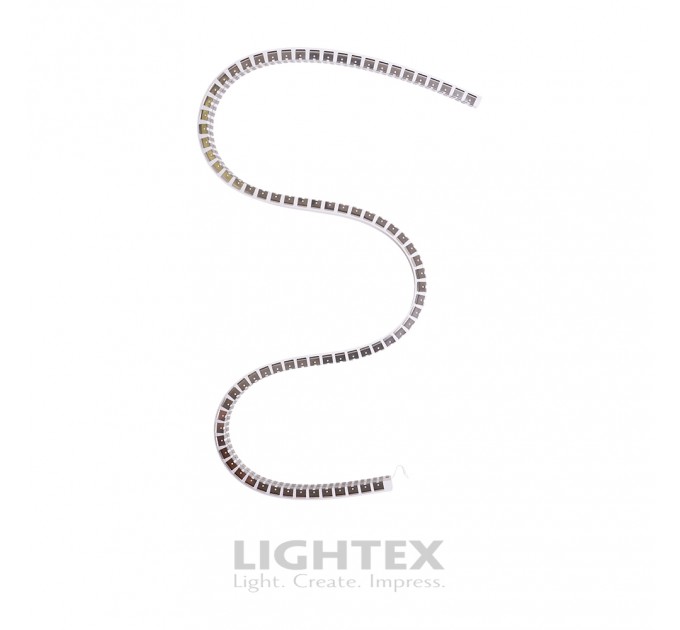 Държачи за гъвкав силиконов профил метален 50.2х12.5mm Lightex