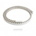 Гъвкав силиконов профил 15х15mm за LED лента с ширина max.8mm бял IP65 Lightex
