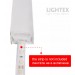 Гъвкав силиконов профил 15х15mm за LED лента с ширина max.8mm бял IP65 Lightex