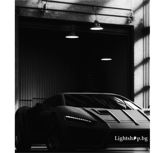 LED камбана димируема UFO II 50W 5000K 130lm/W 120D DOB драйвър IP65 ɸ230 Lightex