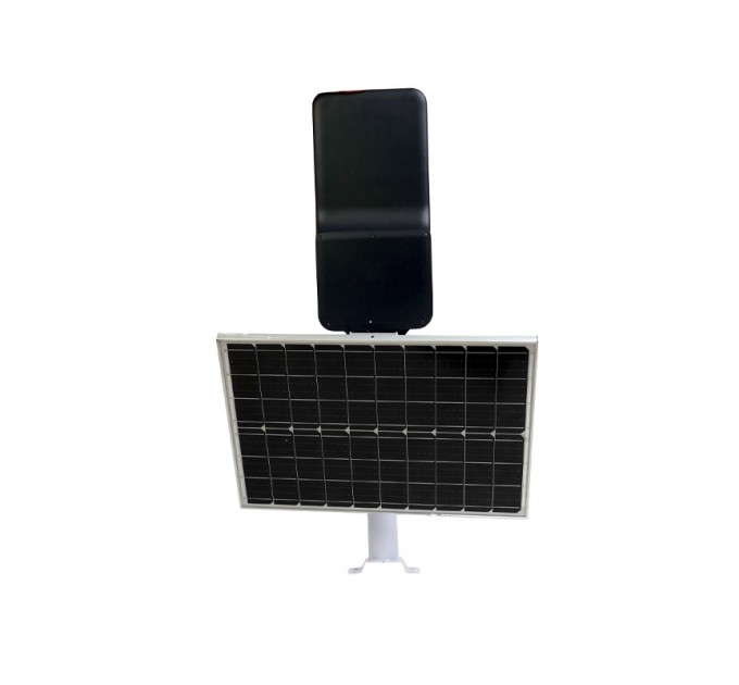 Соларен LED уличен осветител 30W 6500K 4500lm IP65 батерия 3.2V 30AH  с дистанционно управление и отделен панел Lightex