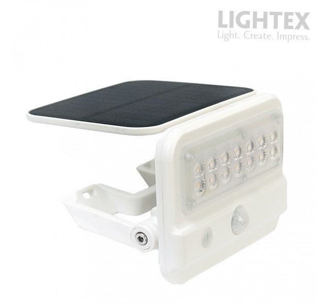 Соларен LED прожектор 4W 4000K 400lm IP54 Li-ion батерия 3.7V 1500mA Lightex