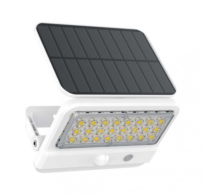 Соларен LED прожектор 7W 4000K 800lm IP54 Li-ion батерия 3.7V 3000mA Lightex