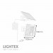 Соларен LED прожектор RINGO със сензор 5.5W 4000K 400lm IP44 батерия 3.7V 1200mAh Lightex
