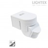 Сензор за движение бял 180' max.12m max.300W LED IP20 Lightex
