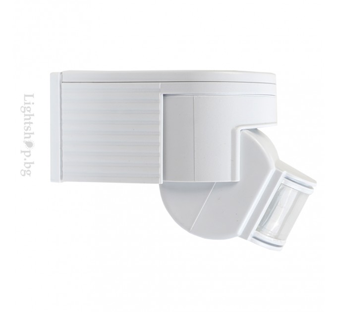 Сензор за движение бял 180' max.12m max.300W LED IP20 Lightex