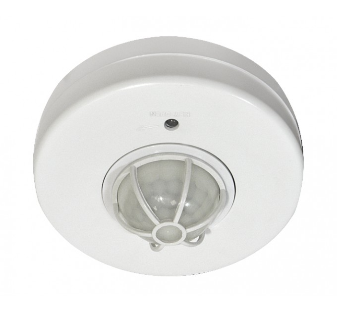 Сензор за движение бял 120-360' max.6m max 200W LED Ø118х58 IP20 Lightex