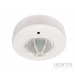Сензор за движение бял 120-360' max.6m max 200W LED Ø107.6 х 53.6 IP20 Lightex