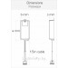 Инфраред сензор за близост 220-240V AC 5A max.5-6 сm max. 200W LED IP20 Lightex