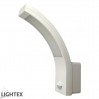 LED аплик със сензор за движение бял 140' 10W 4000К 900lm max 9m IP54 Lightex