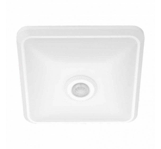 LED плафон със сензор за движение 360' 12W 4000К 950lm max 6m квадрат 250x250 IP20 Lightex