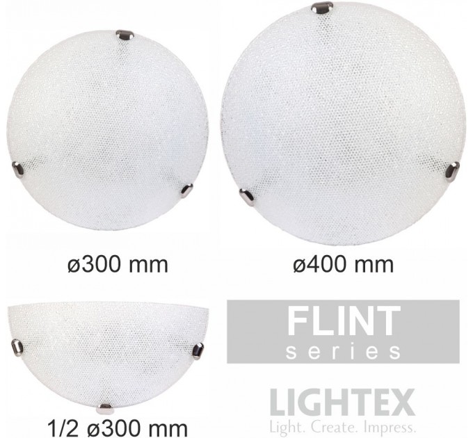 LED Аплик FLINT 9W 4000K 810lm 220V 1/2 Ø300 Lightex