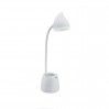Philips LED настолна лампа HAT 4,5W 3000/4000/5700K 80lm 5V USB бяла h390mm