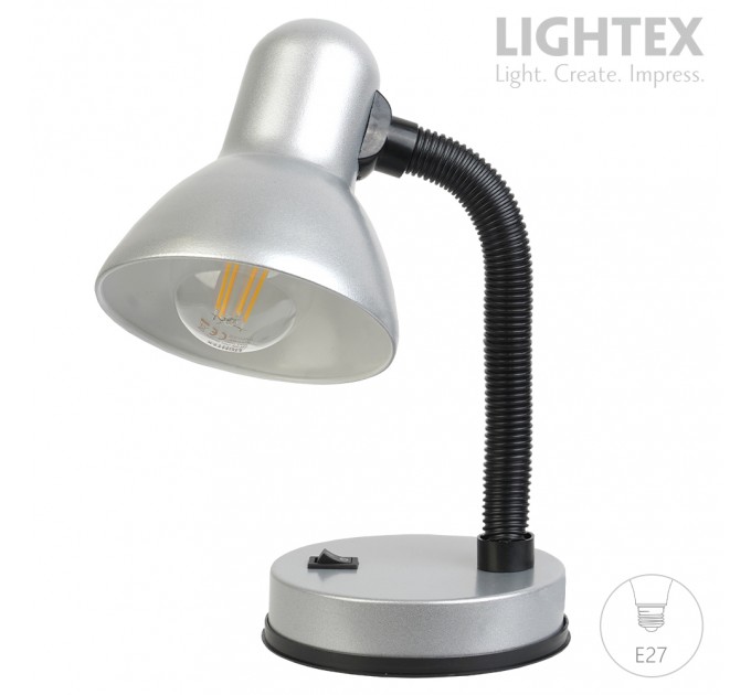 Настолна лампа SOFIA сребърна  1xЕ27 Lightex