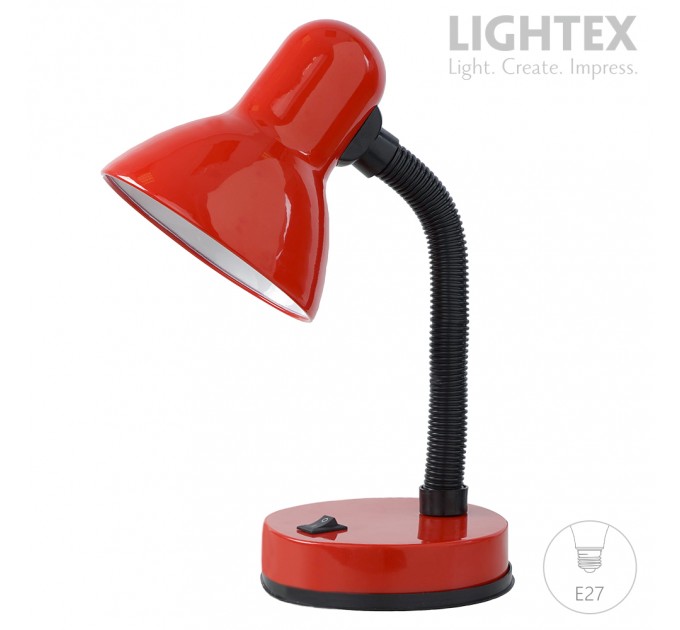 Настолна лампа SOFIA червена 1xЕ27 Lightex
