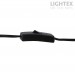 Настолна лампа FOX  черна мат. с чупещо рамо  1xЕ27 Lightex