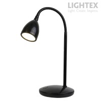 LED настолна лампа MACAU 4W/8LED 230V черна 4000K 220lm Lightex