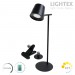 LED настолна лампа 3в1 MAZE DC 5V 2W CCT 180lm димируема USB type C  2000mah IP20 черна Lightex