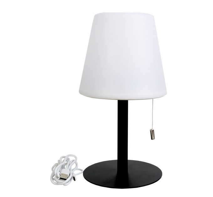 LED настолна лампа ELINA 1W 3000K + RGB, IP 44, USB, димируема, батерия 3.7V 2400mAh Lightex